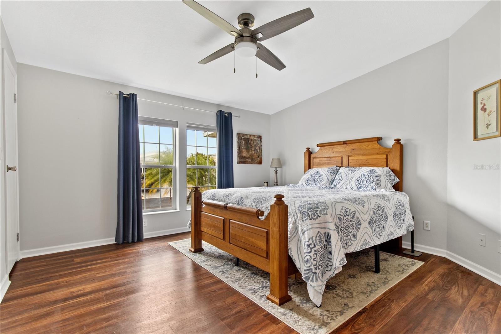 Secondary bedroom with walk-in closet.