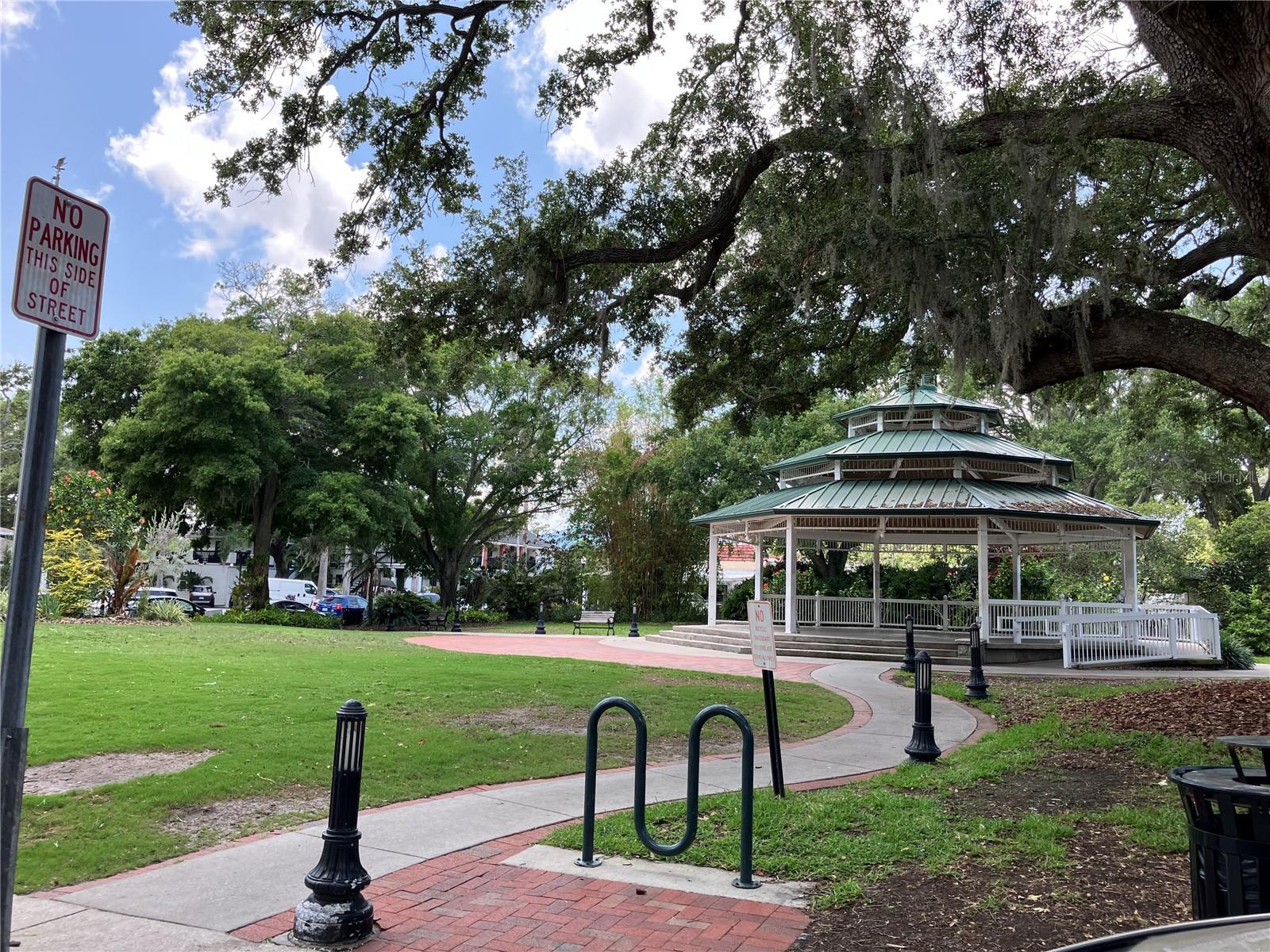 Safety Harbor's gazebo on Main Street