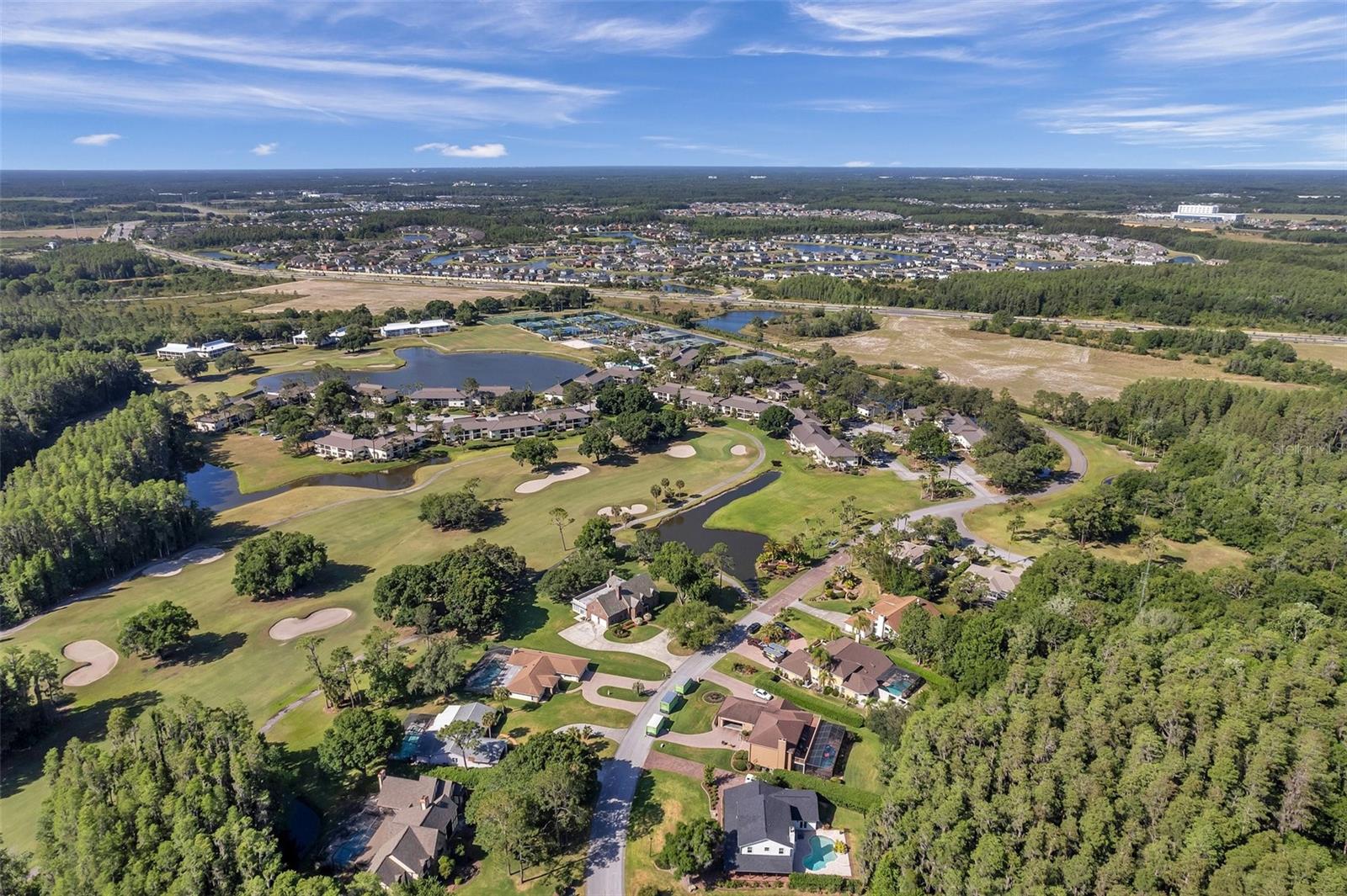 SADDLEBROOK GOLF COURSE & SURROUNDING HOUSES AND CONSERVATION AREAS