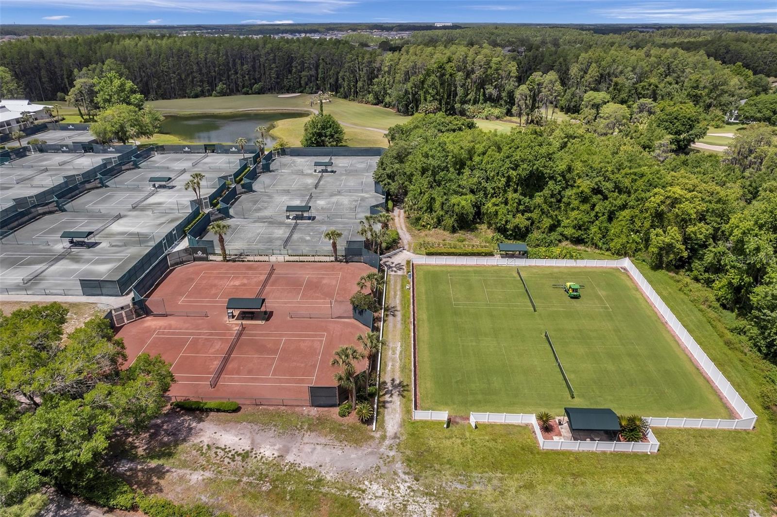 GREEN  AND RED CLAY AND GRASS COURTS