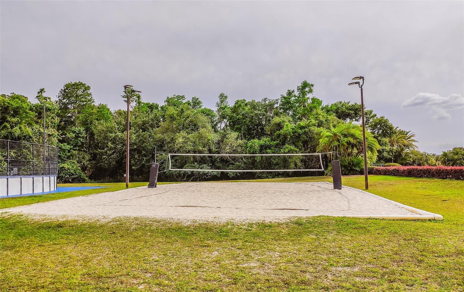 sand volleyball court