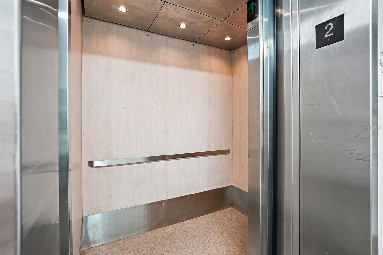 Large, Clean Elevator