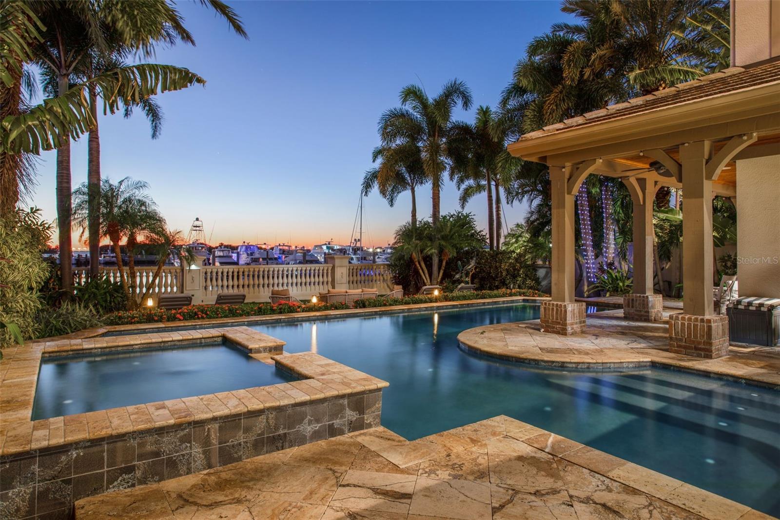 Soak up the sunset in the heated saltwater pool or let go of a hectic day in the hot tub in your own private oasis.