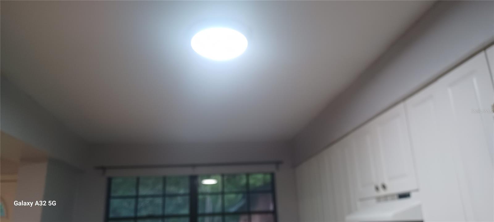 new energy saving lights in kitchen.