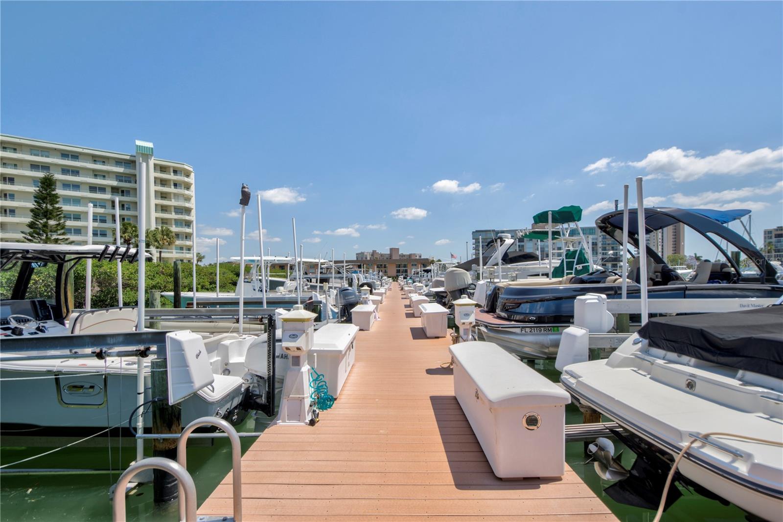 Marina for 87 boat slips