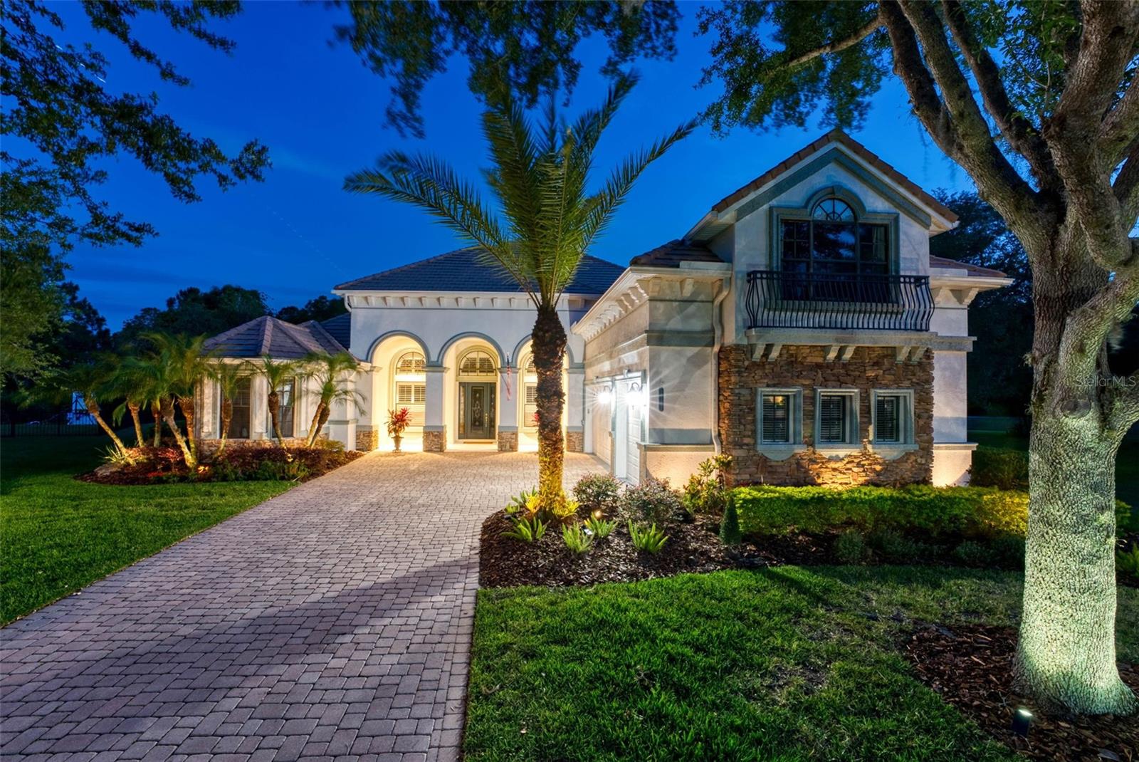 ADMIRE SUNSETS OVER THE WATER IN YOUR EXQUISITE WATERFRONT HOME WITH AWESOME TILE BARREL ROOF!