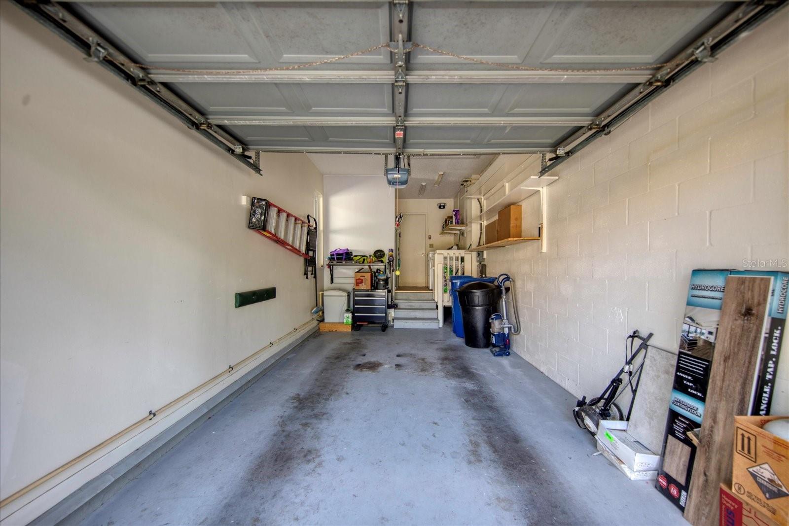 Inside of the garage