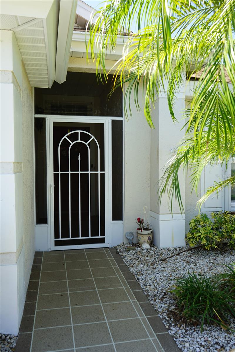 screened entry