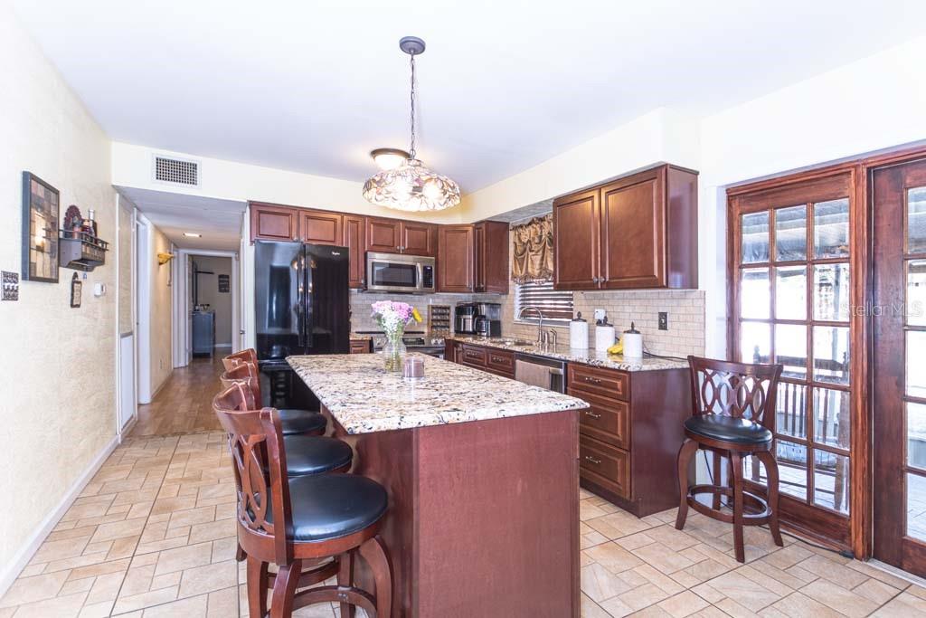 Beautifully updated kitchen with granite countertops