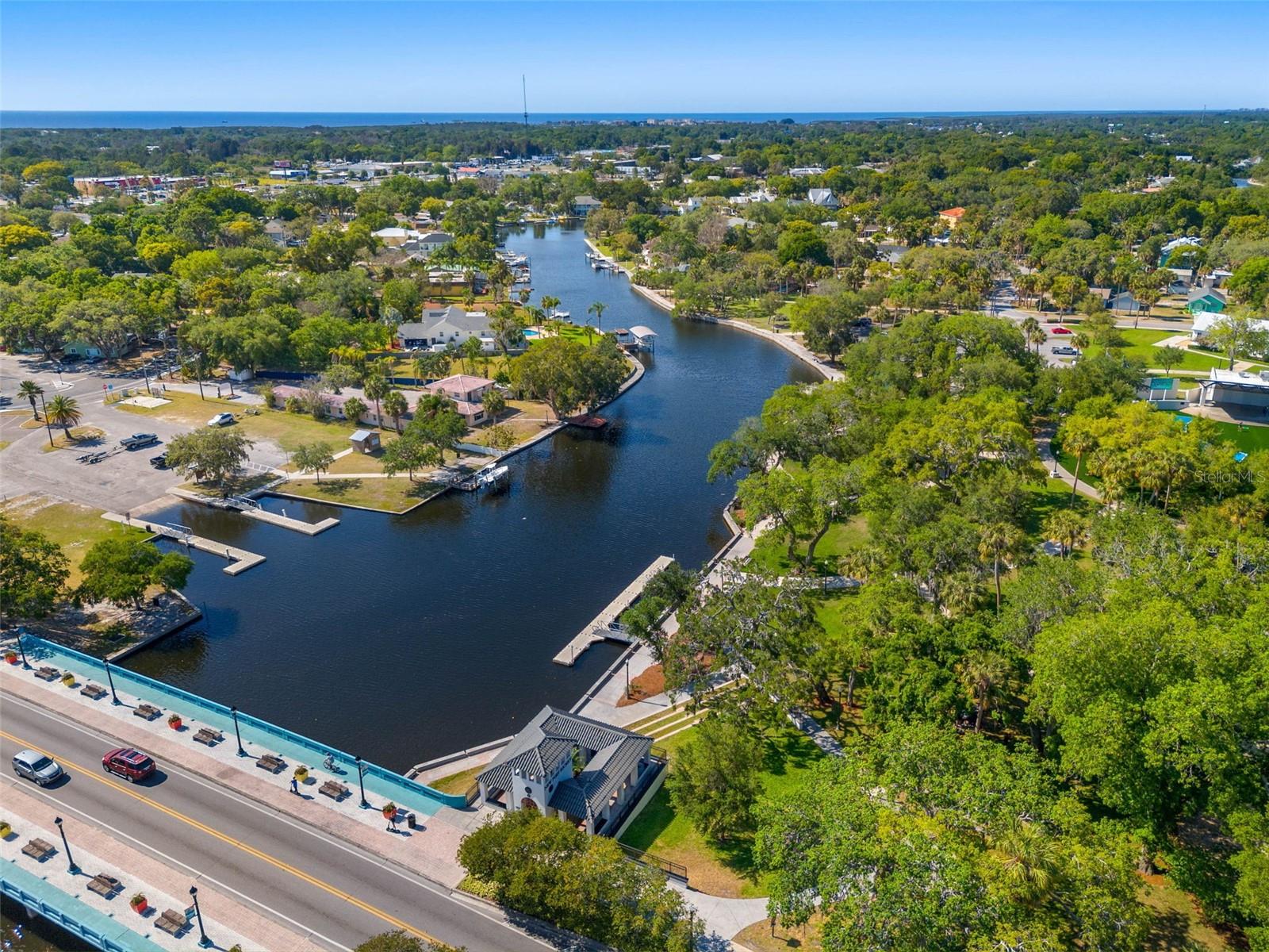 Cotee River/ boat ramp-Downtown New Port Richey