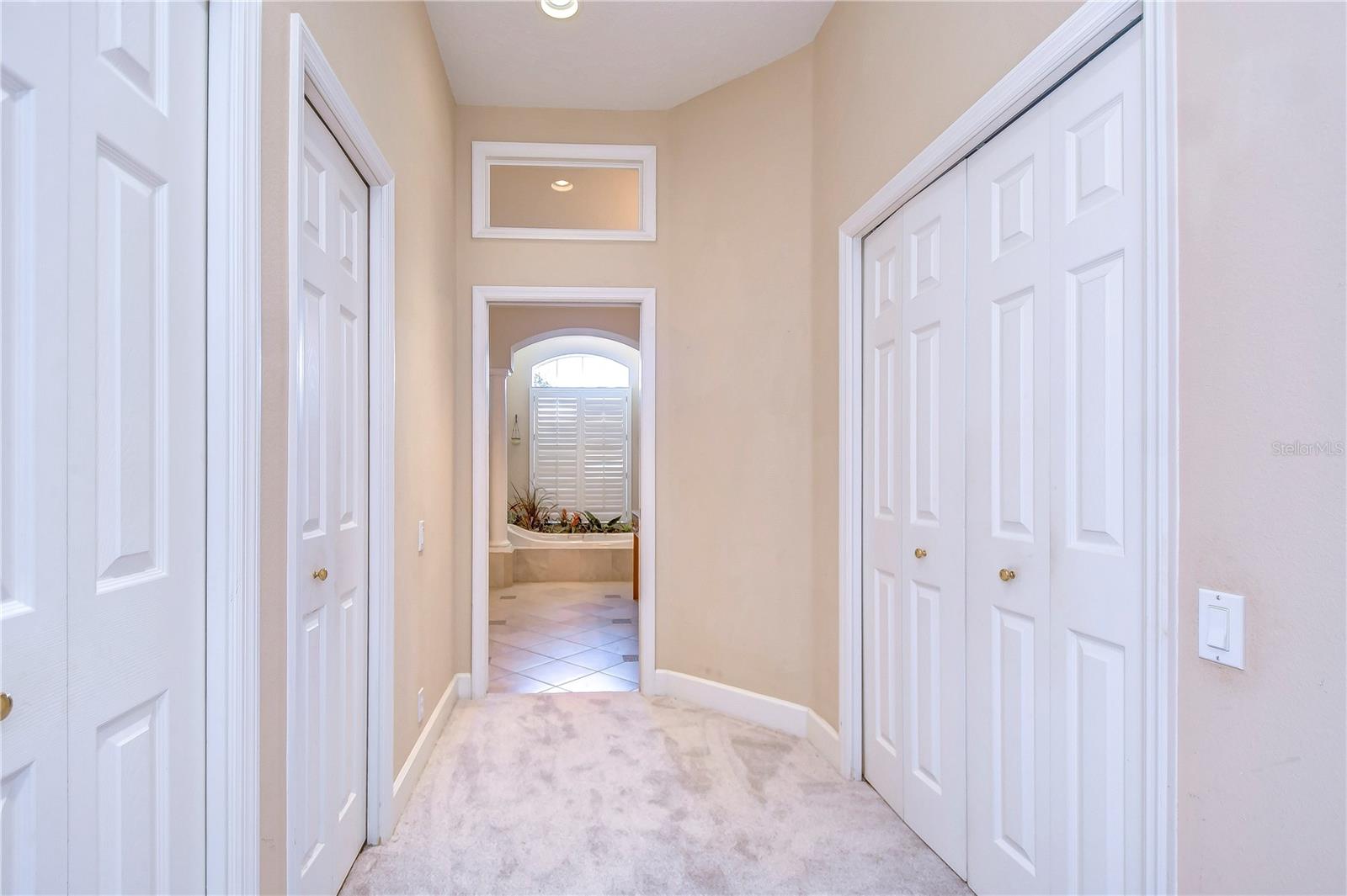 Two walk-in closets!