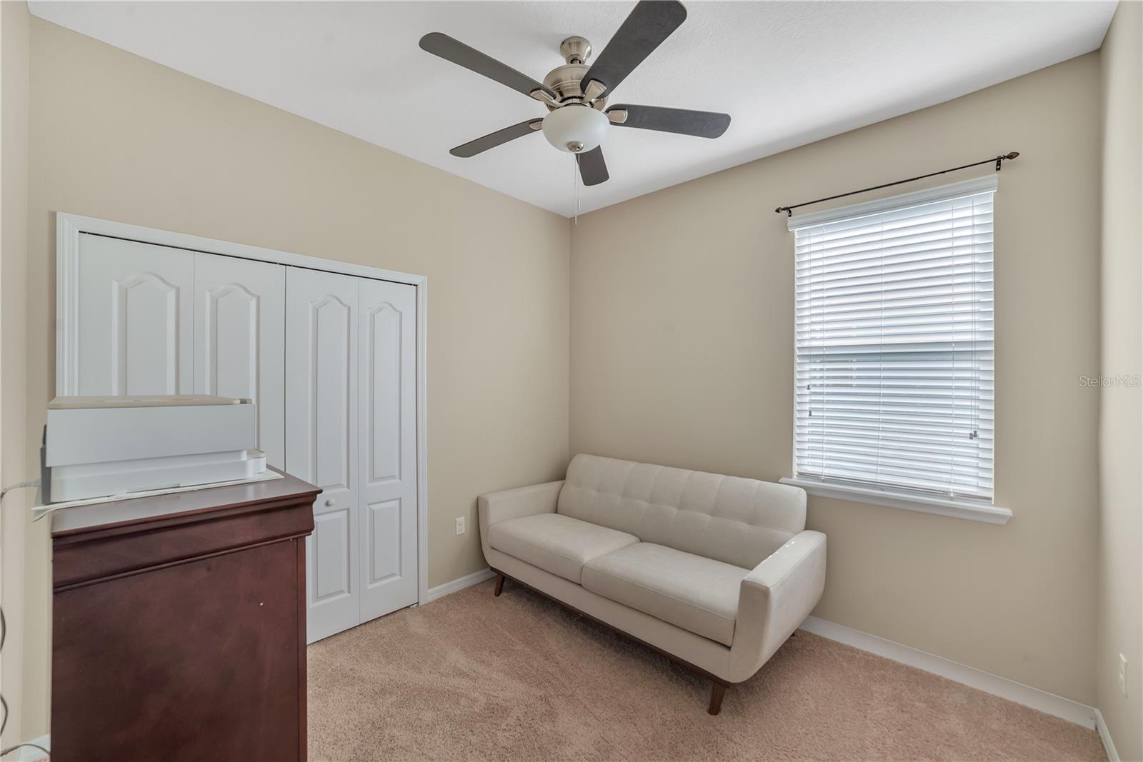 DOUBLE CLOSET IN BOTH SECONDARY BEDROOMS.