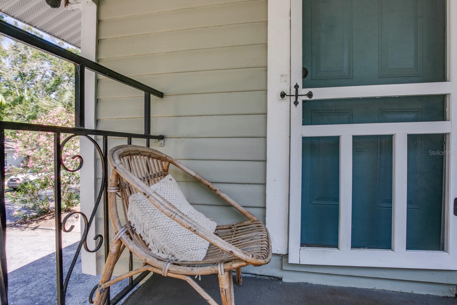 2nd Floor Balcony and Apartment Entrance