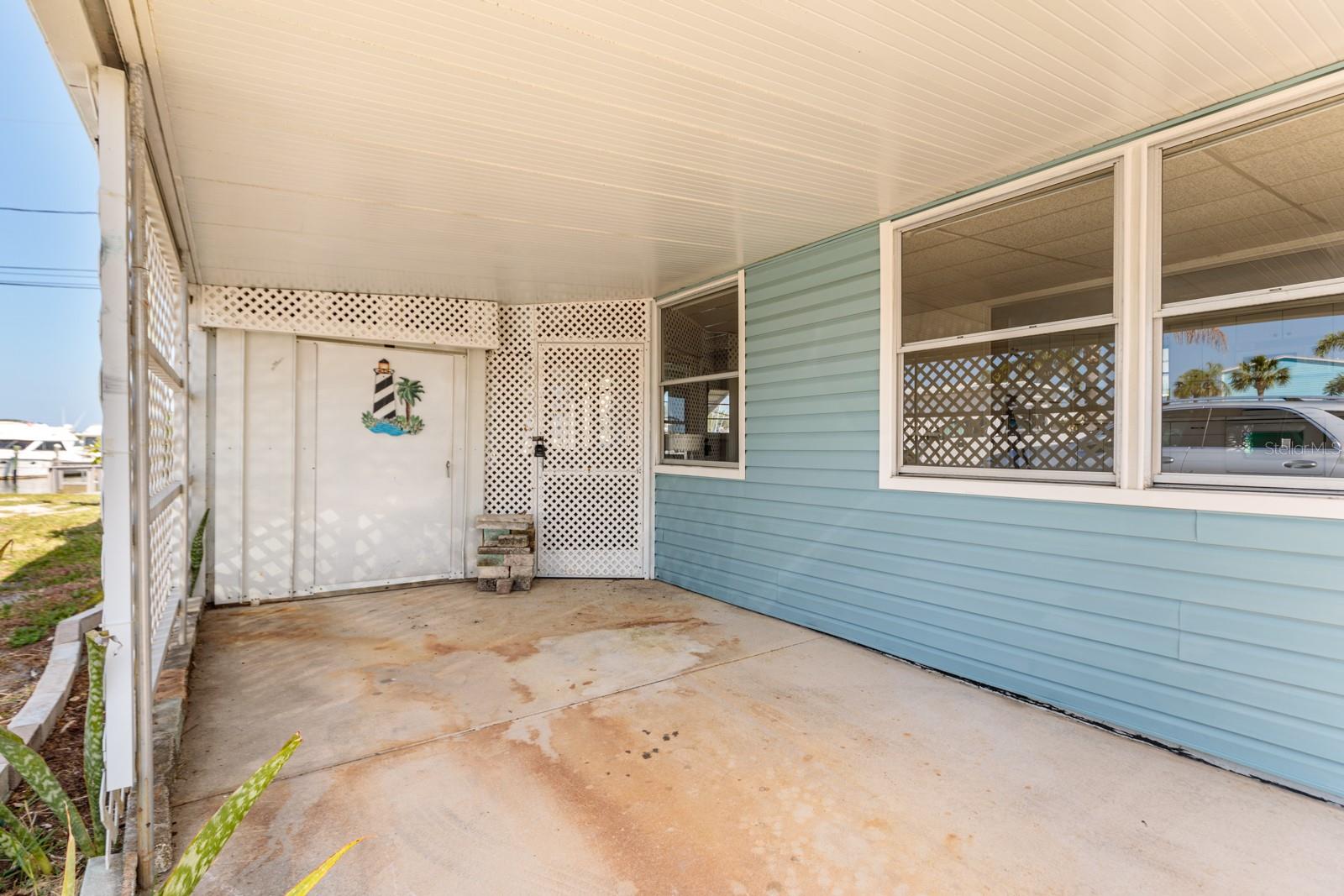 Carport/Storage Room