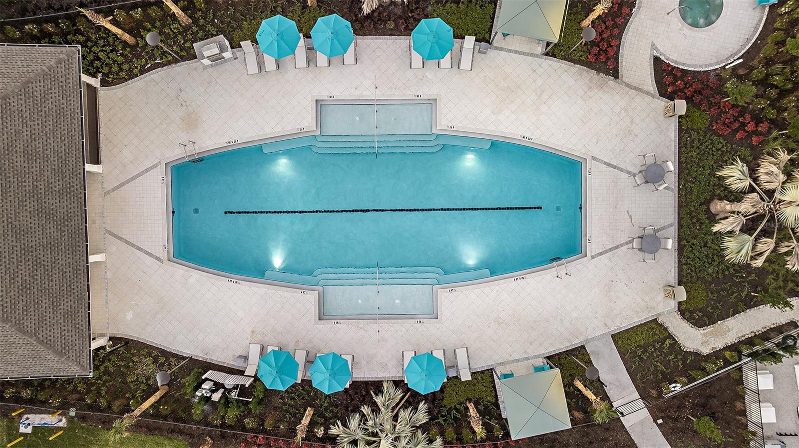 Aerial View of Pool