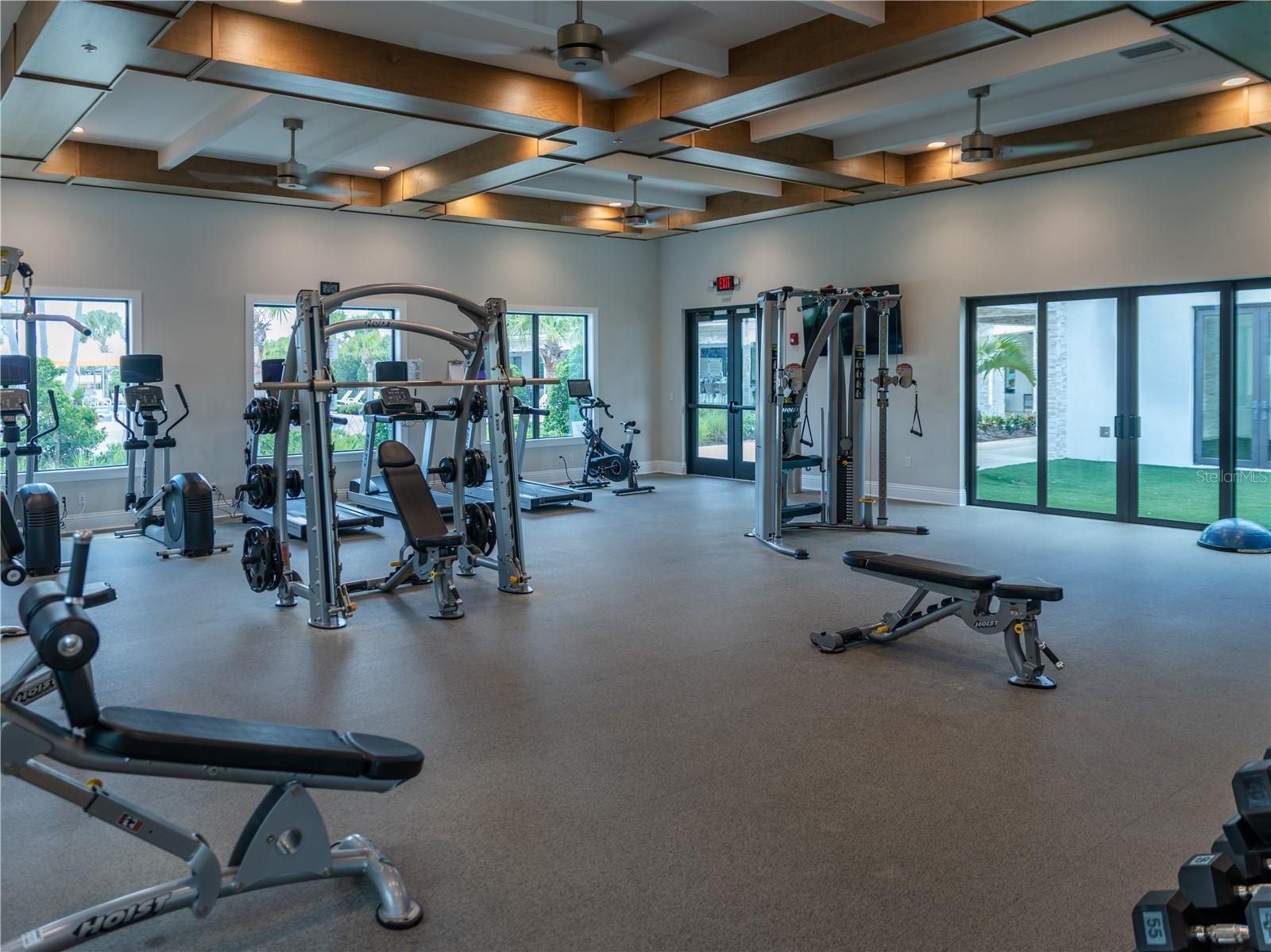 Partial View of Fitness Center