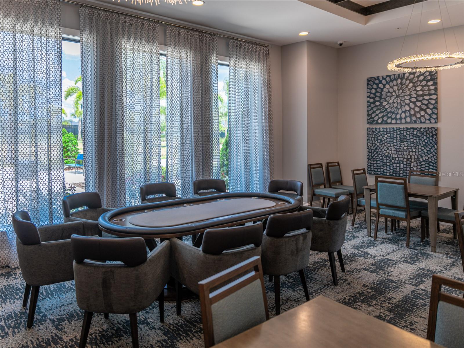 Card Room and Social Gathering Room