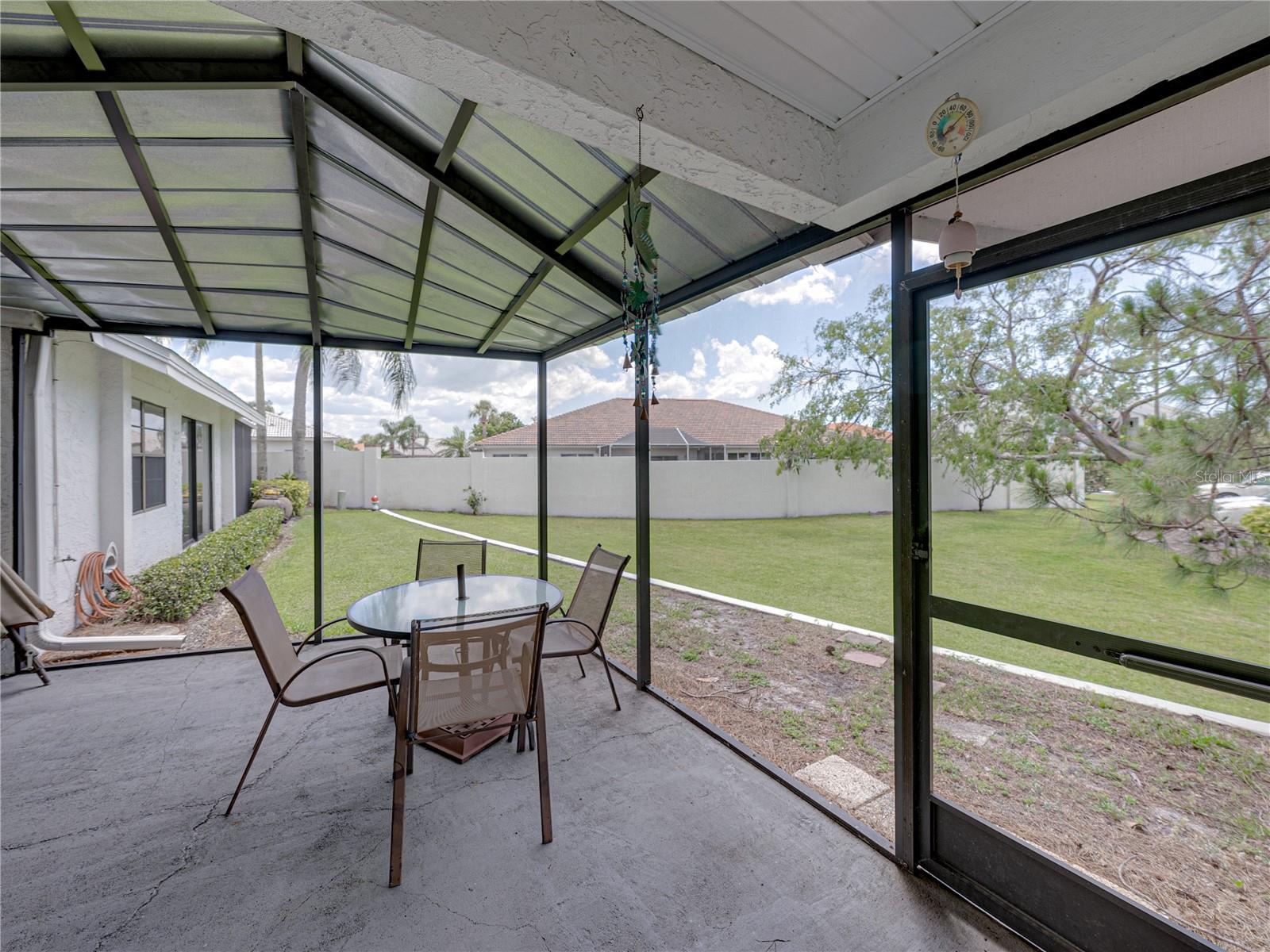 Screened in Patio