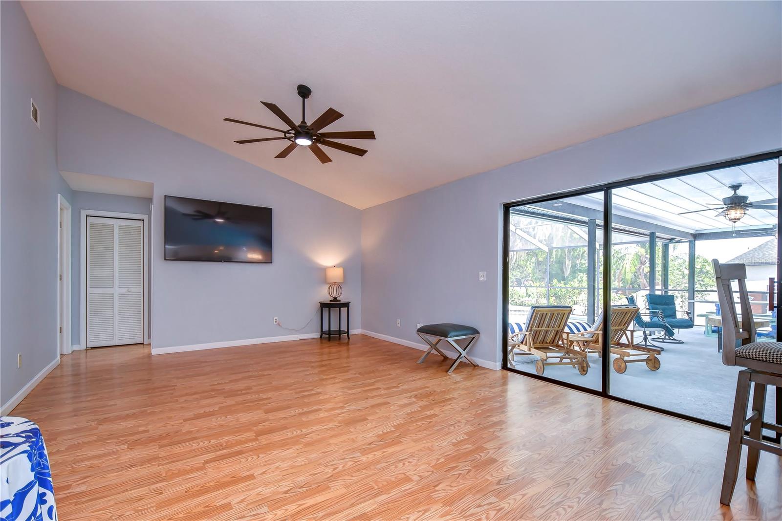 Family room features unrivaled lanai views!