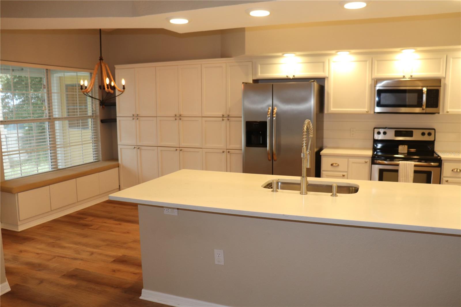 KITCHEN VIEW FROM DINING ROOM