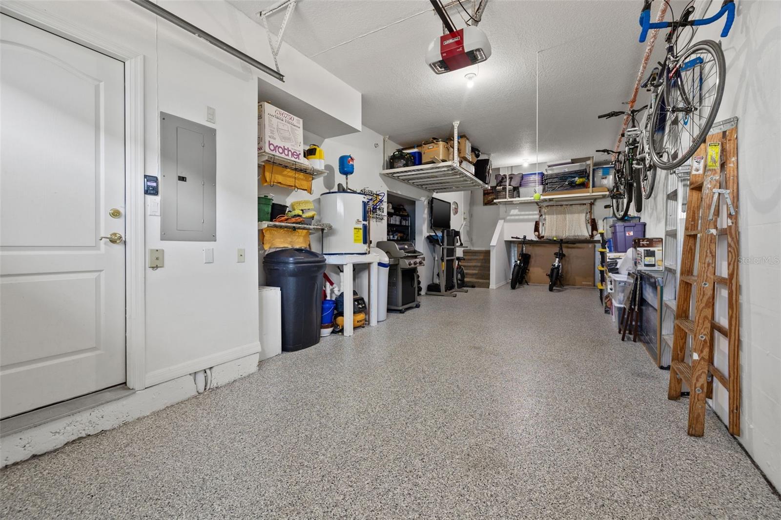 Epoxy Flooring 2 car tandem garage