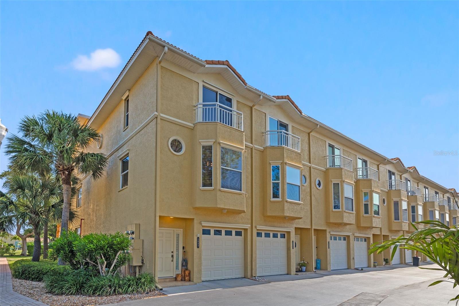 3 story townhome with tandem garage