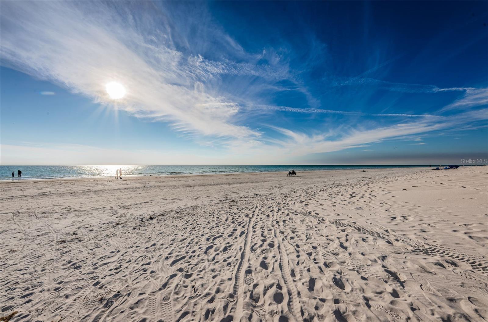 The sugary sands of the Gulf of Mexico just steps from your front door!