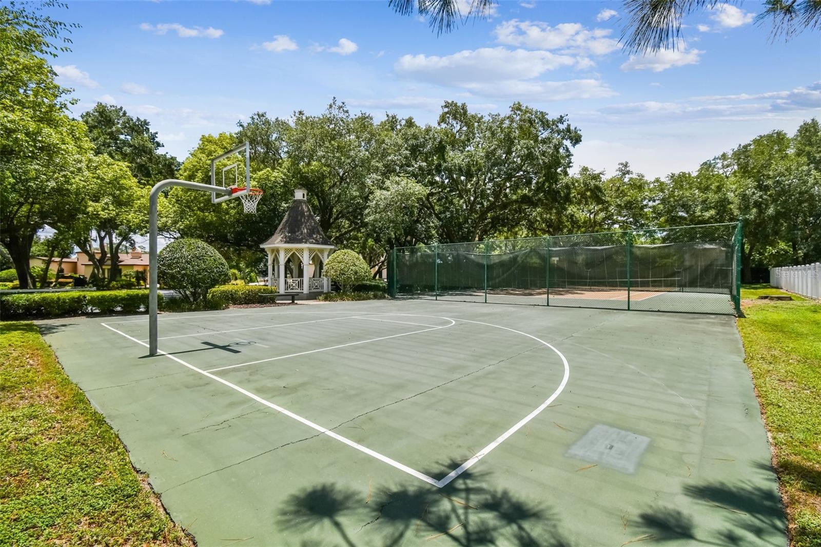 Basketball and Tennis Courts for Keystone Shores