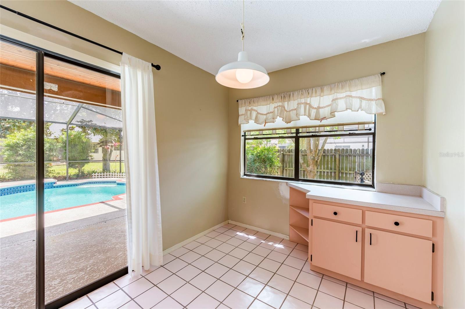 Indoor laundry room