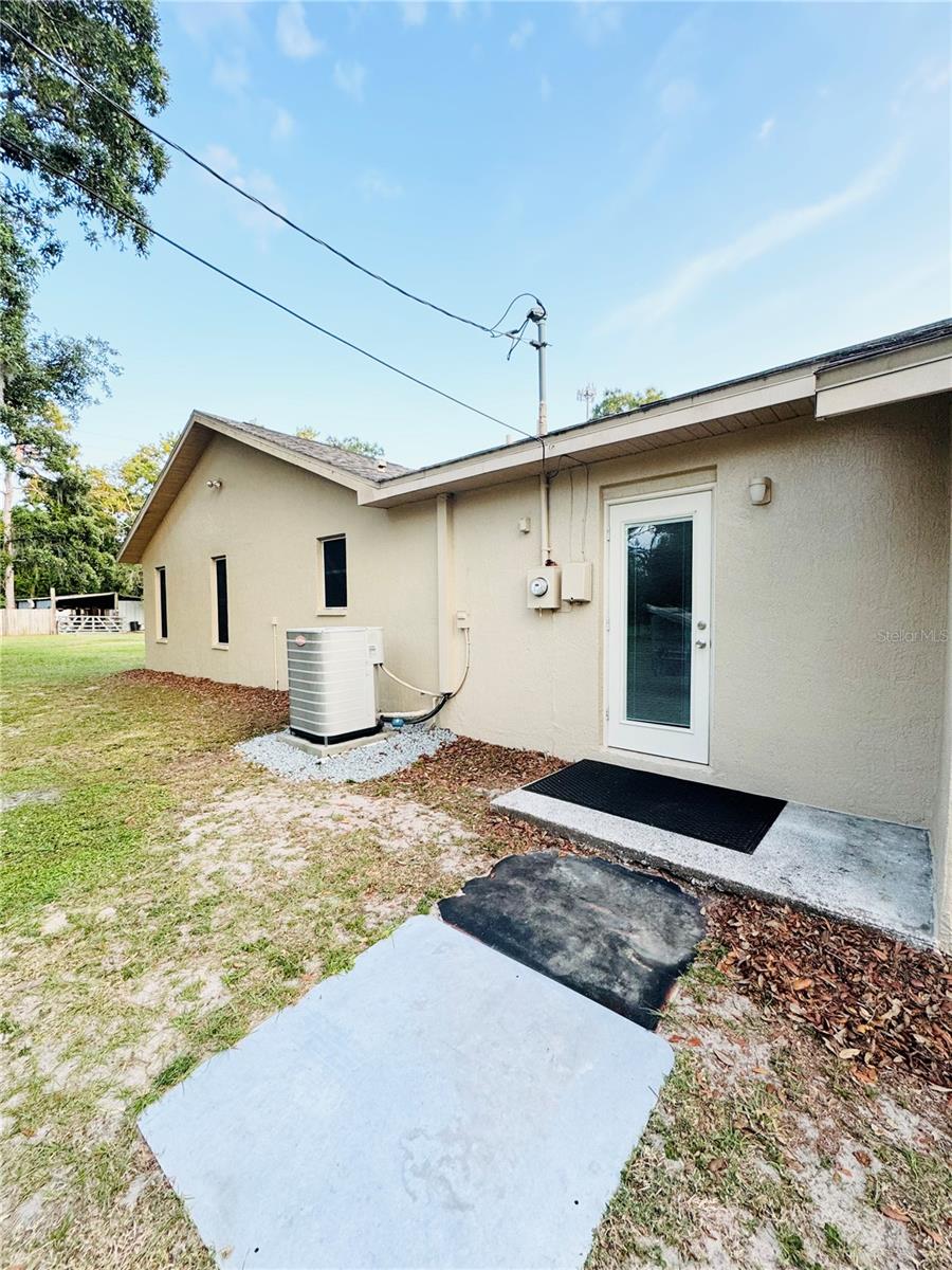 Garage Side Entrance