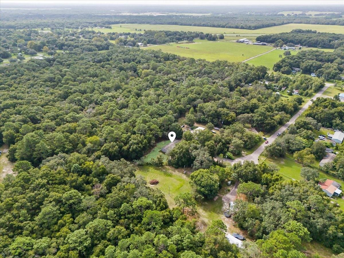 Aerial Photo of Neighborhood w/Roadway