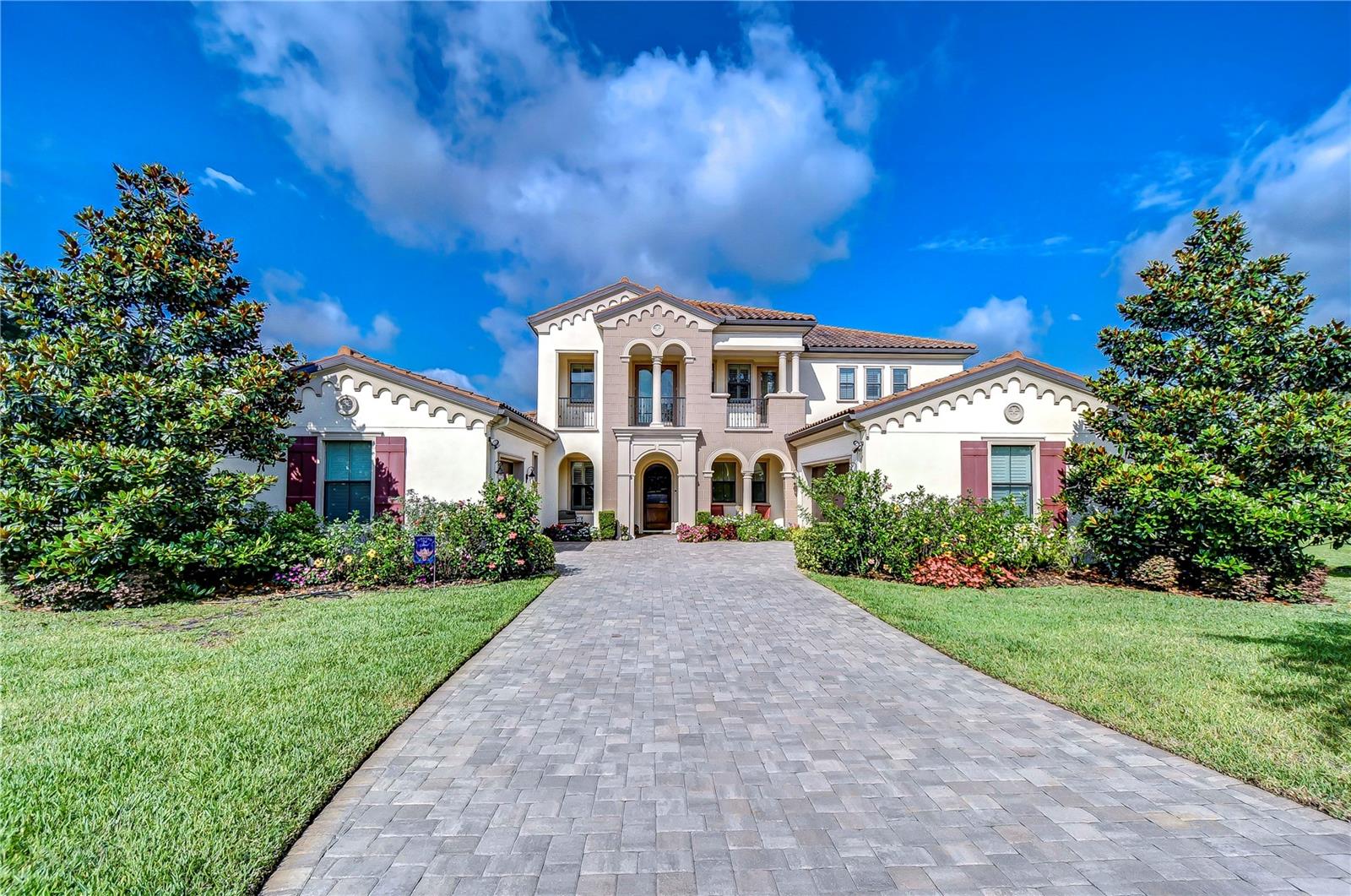 Beautiful paver driveway!