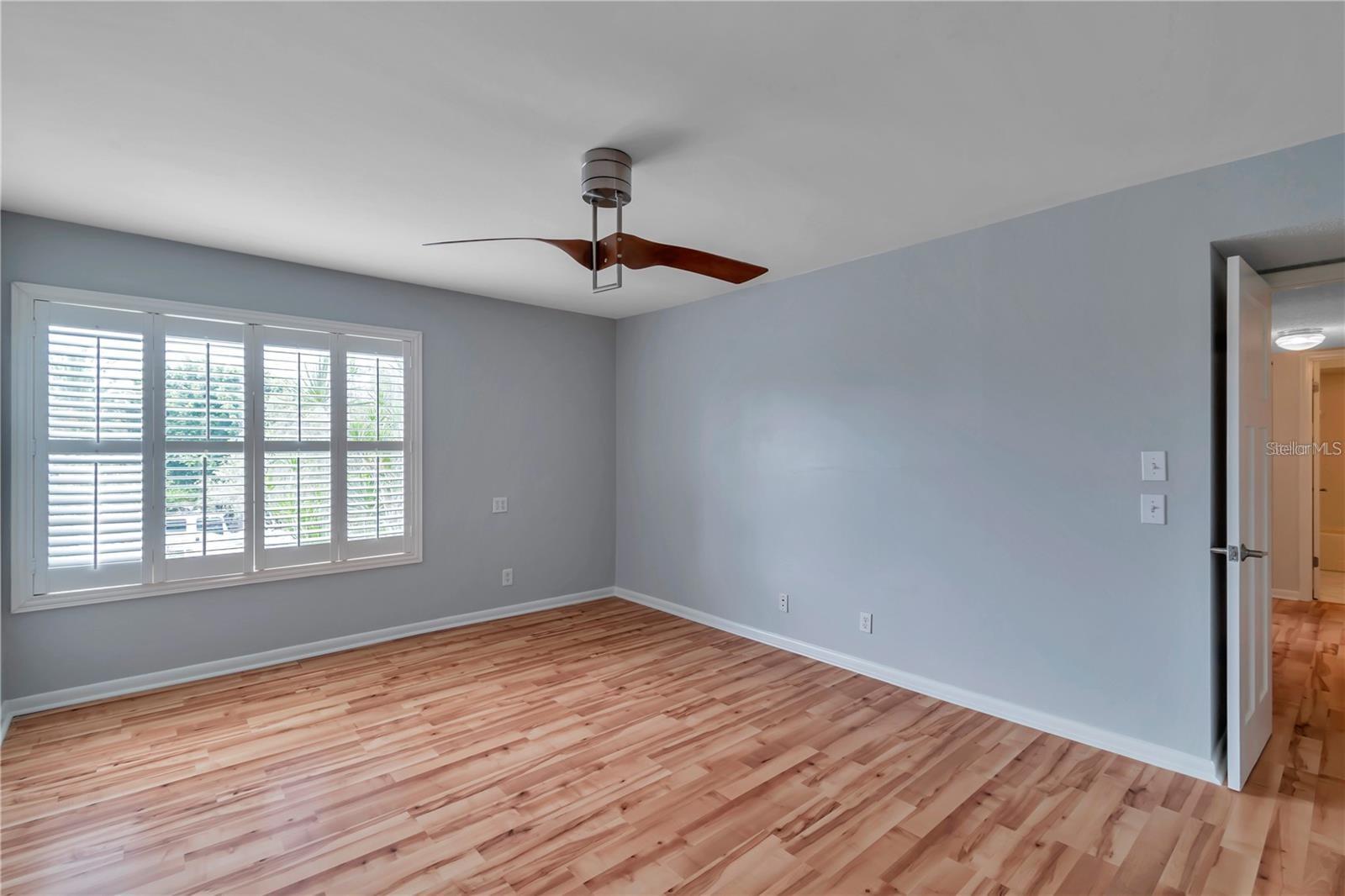 Nice window treatments, newer floors in primary and entire second floor!
