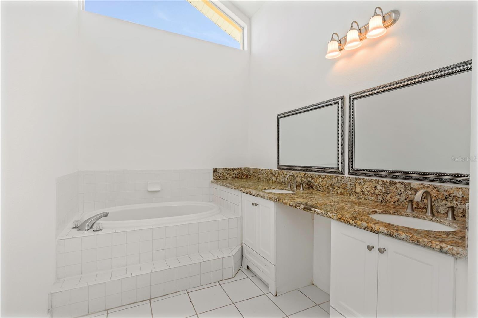 Ensuite Bath with double sinks