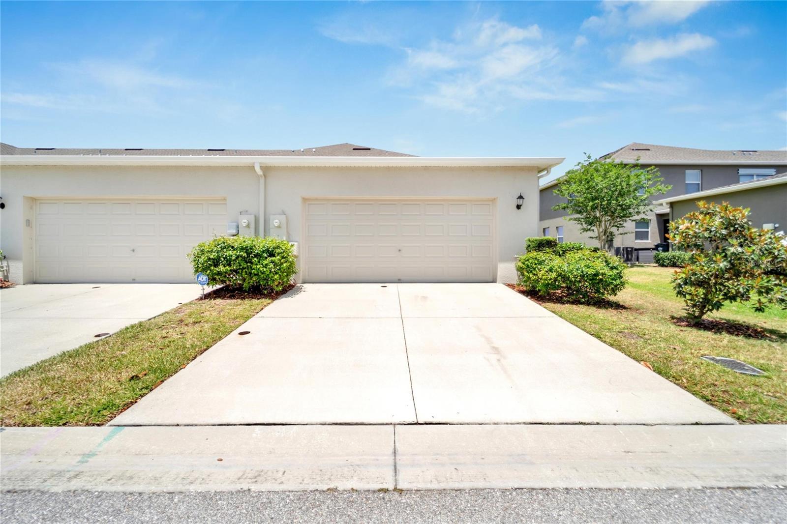 Detached two car garage