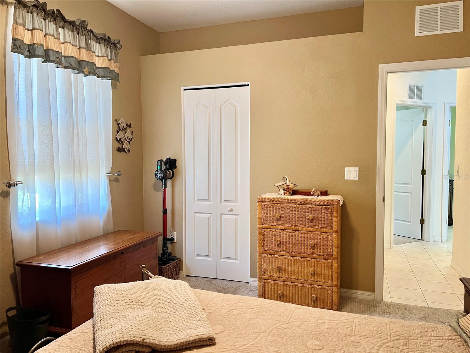 2nd Bedroom - Walk-In Closet and Ceiling Fan