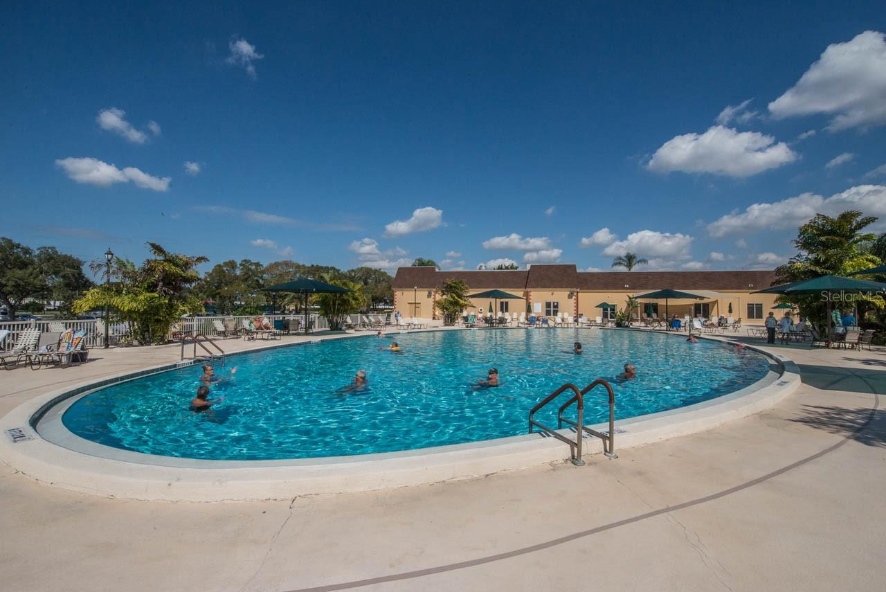 The North Clubhouse swimming pool