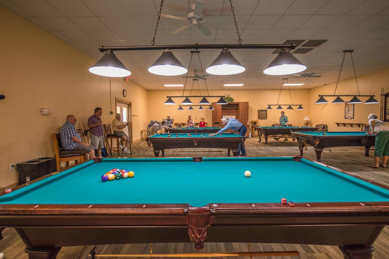 North Clubhouse billiards