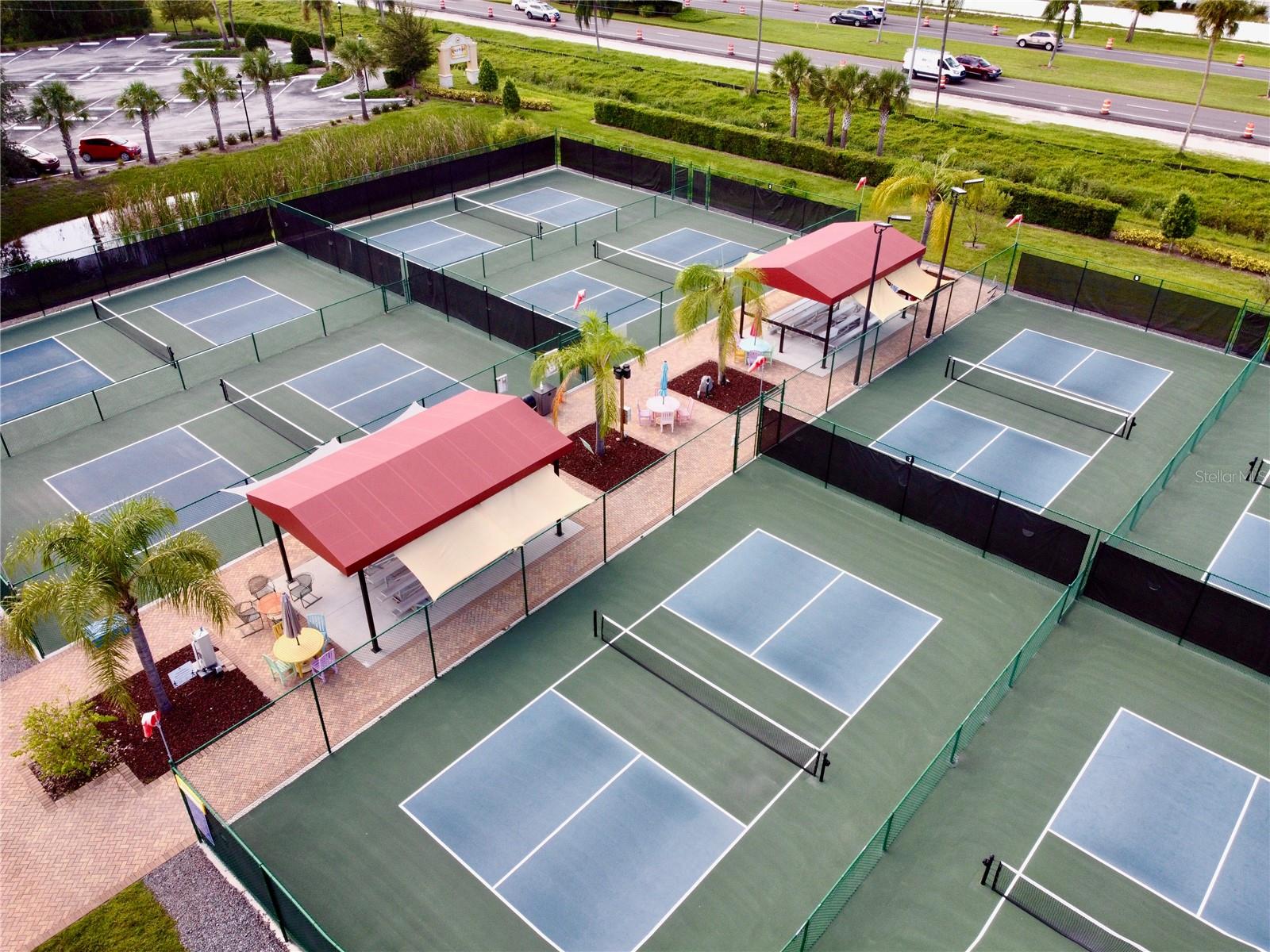 Pickleball at the north clubhouse