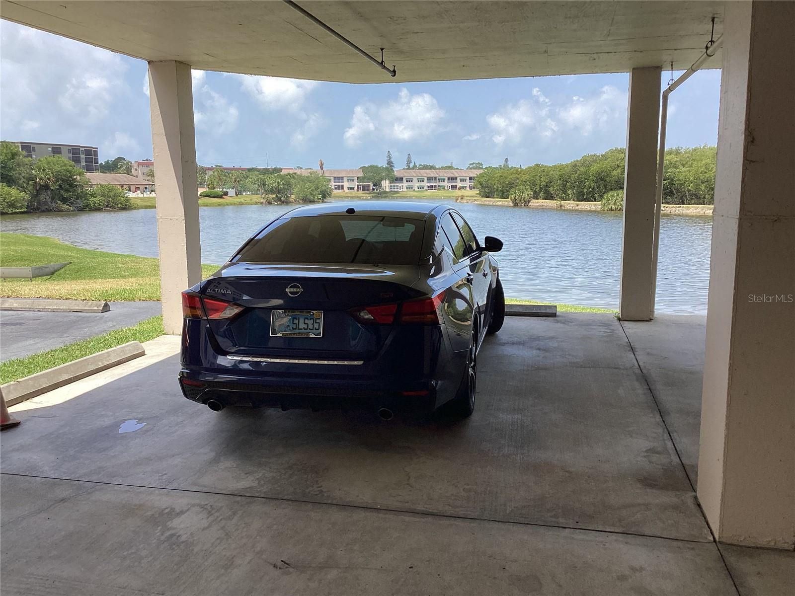 Condo's parking space