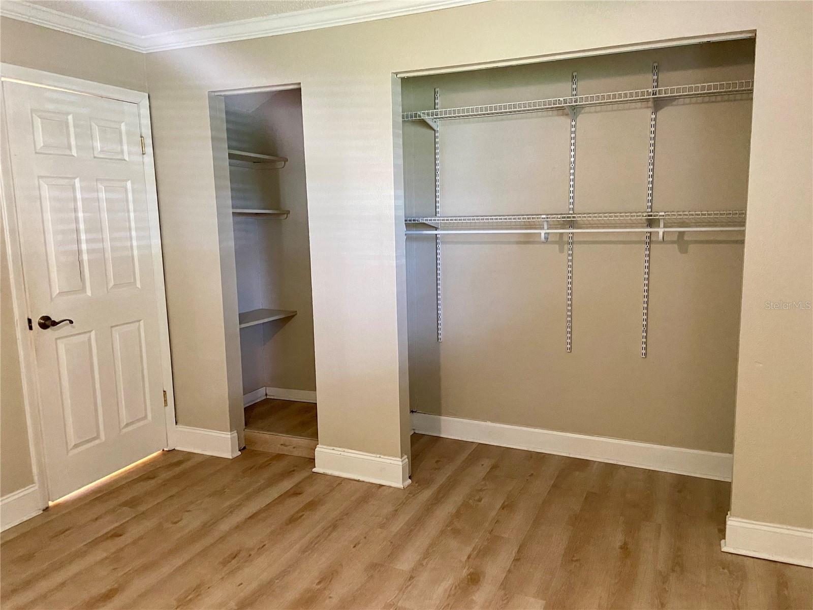 Bedroom 2 with lots of closet space