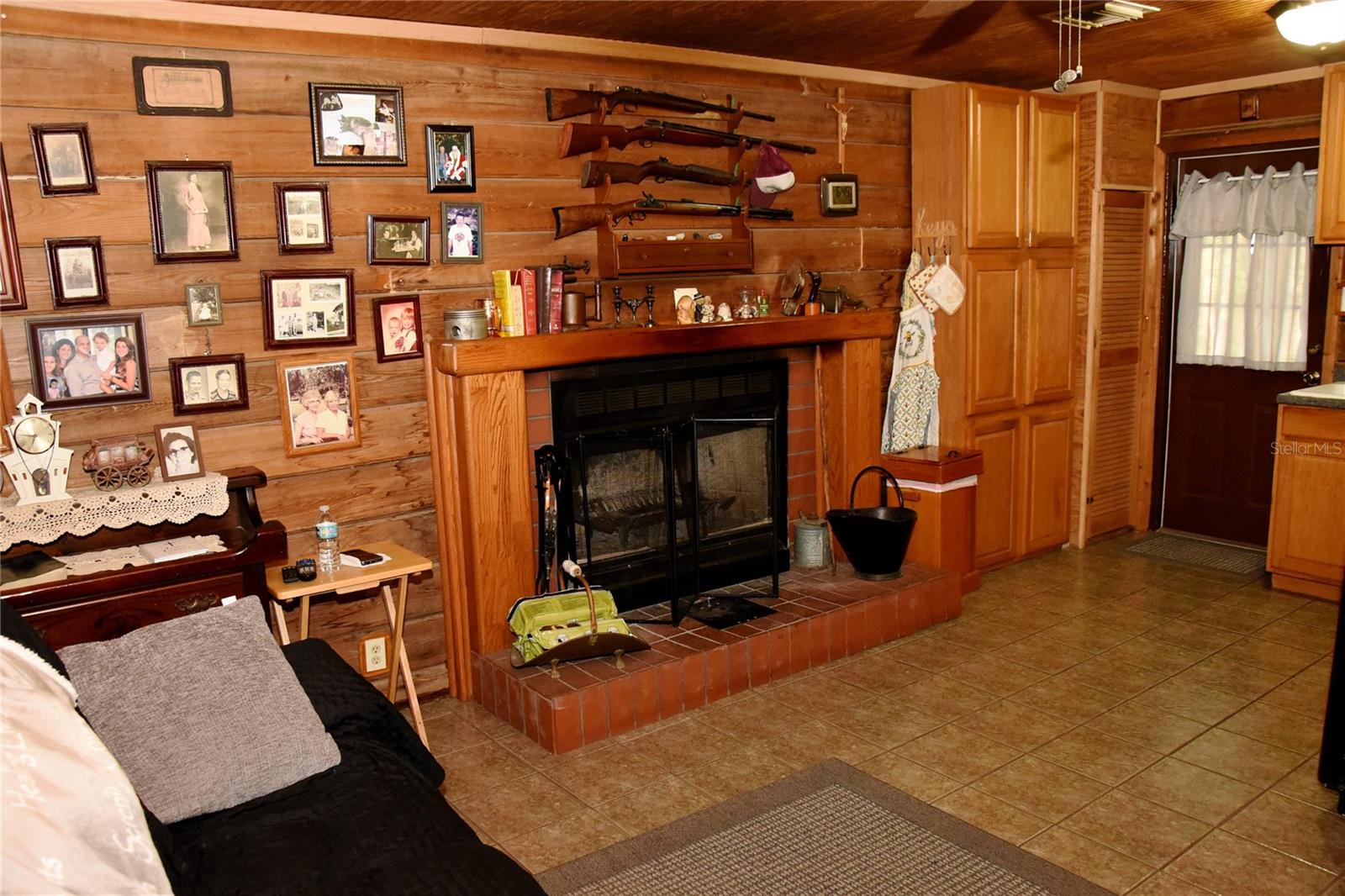 Lots of cabinets for storage