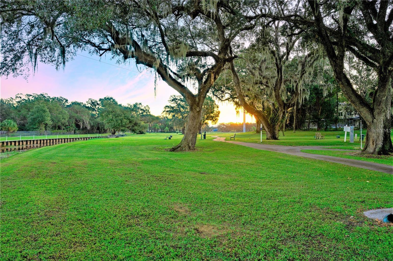 Many walking trails in this community.