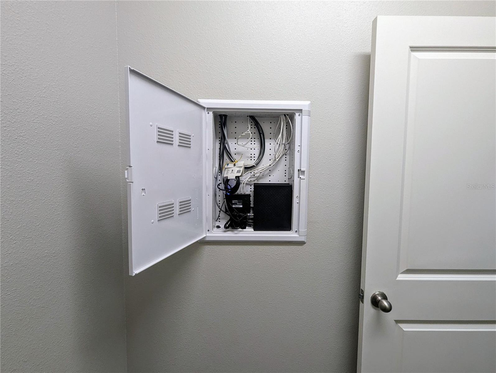 Smart Home Hookup in Laundry/Utility Closet