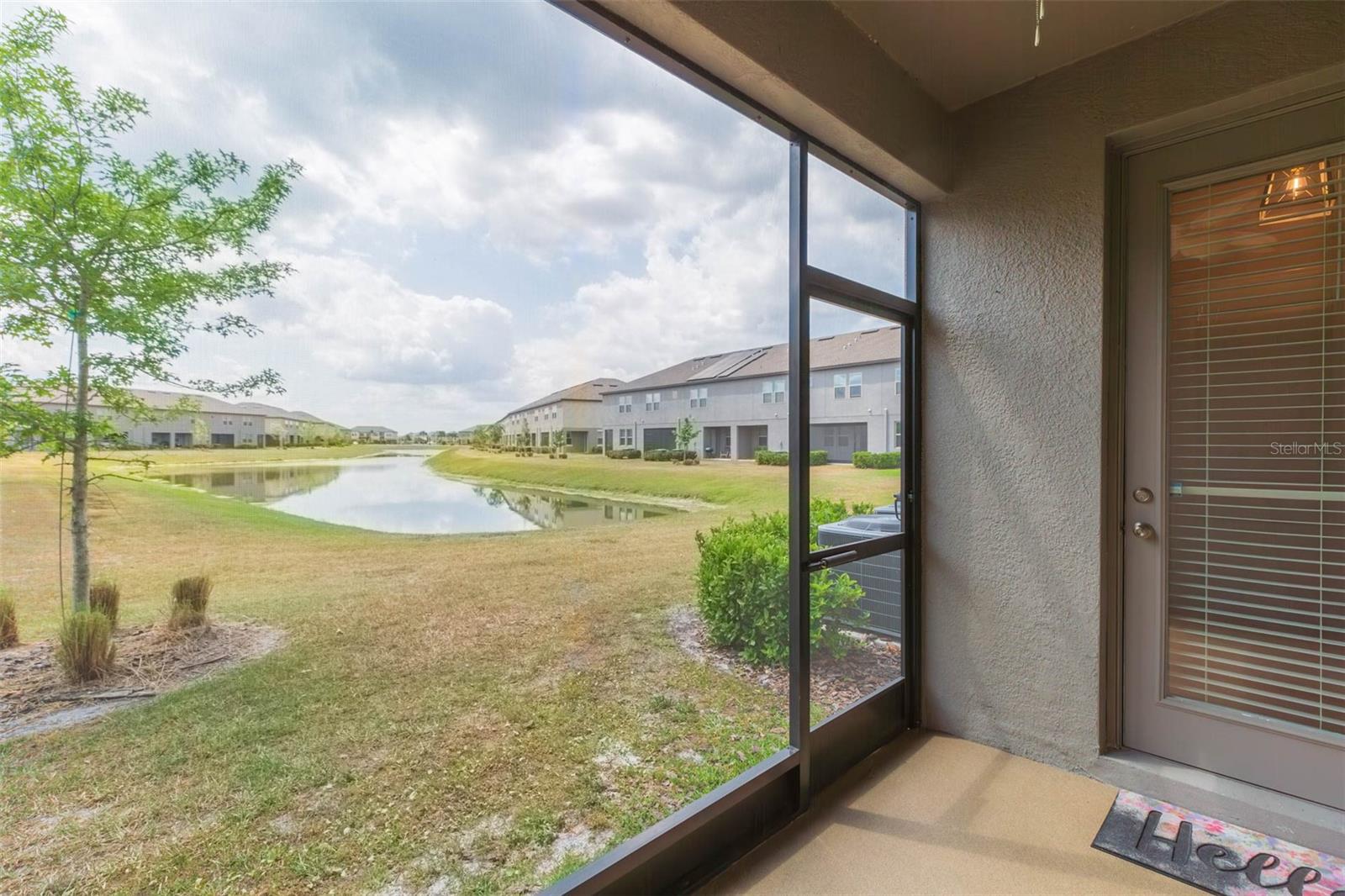 Perfectly placed home at the end of a long pond