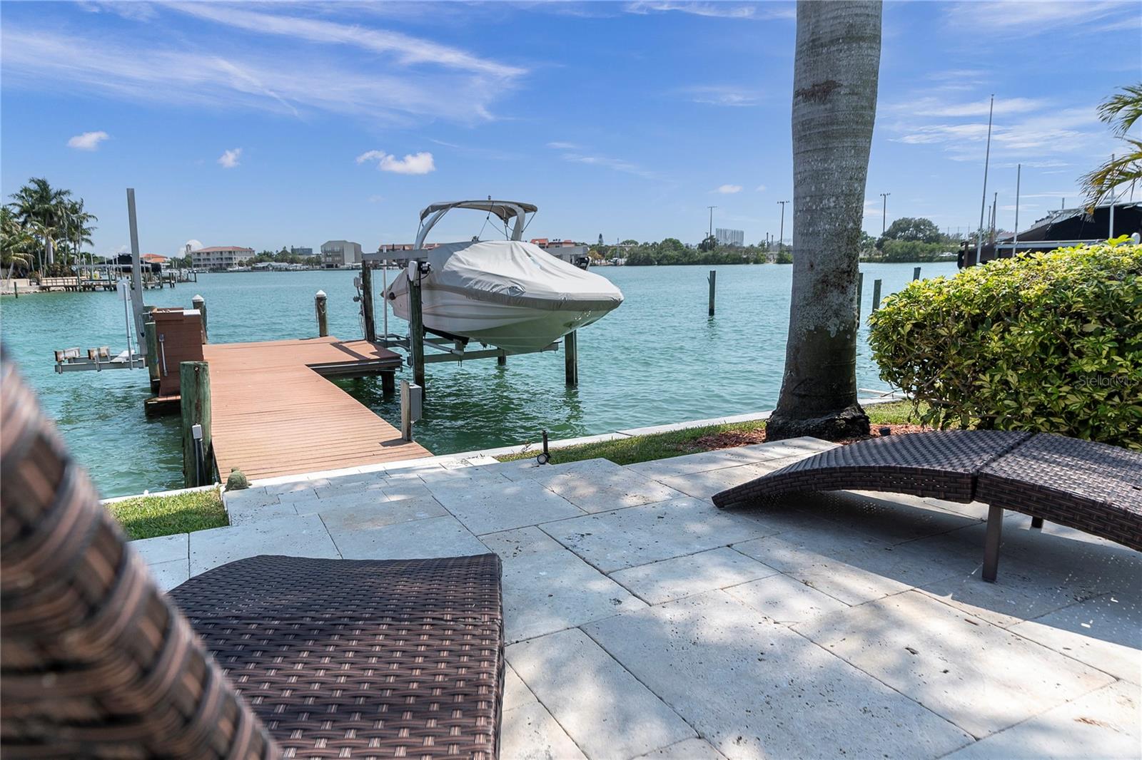 Dock with both Boat and Jet Ski Lifts