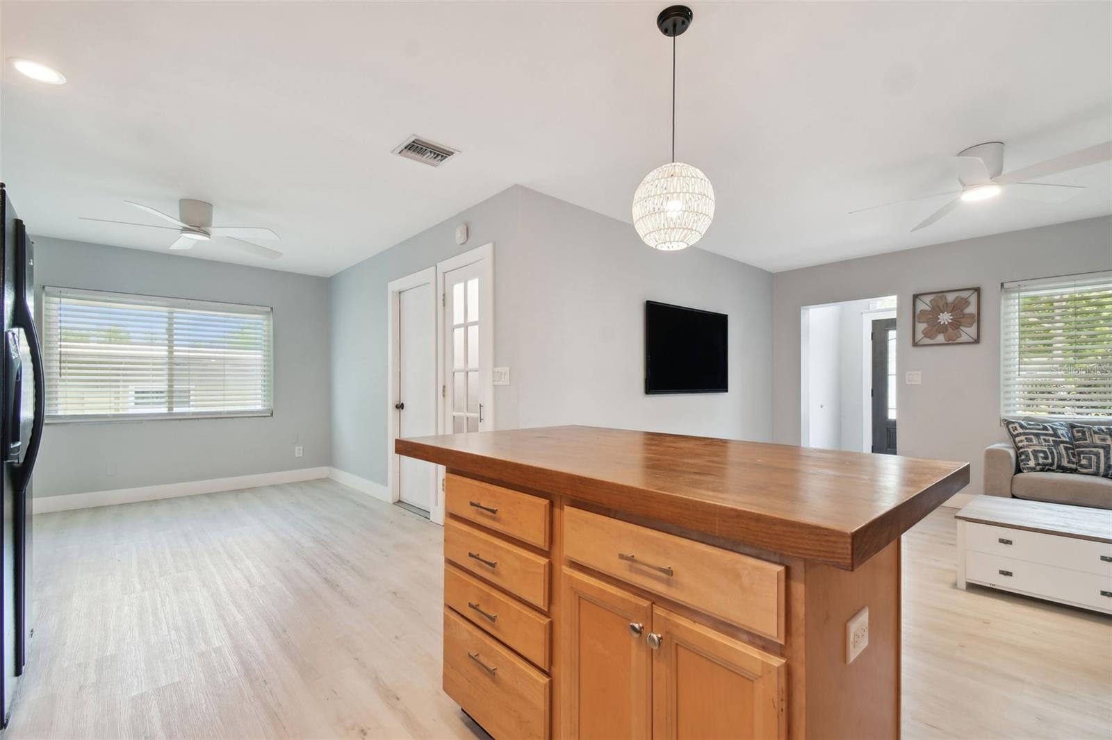 Dining room next to kitchen