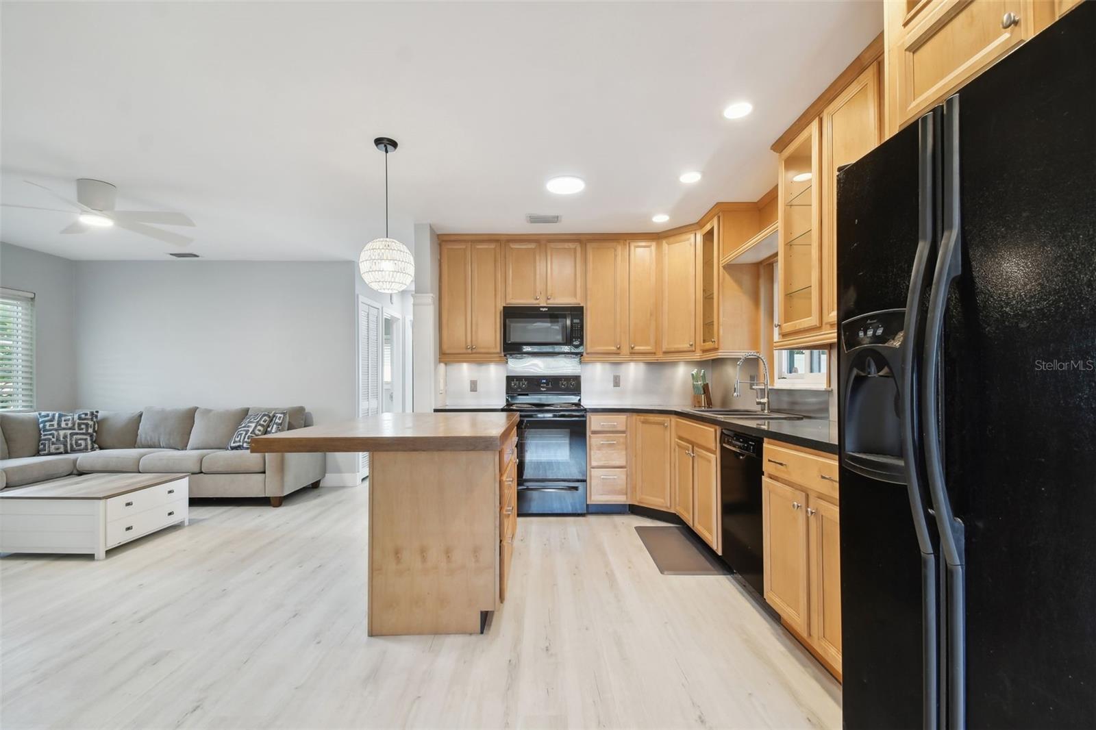 Spacious kitchen