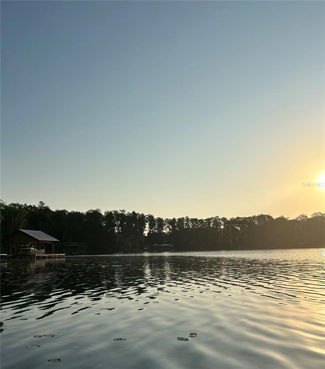 Lake Josephine sunrise