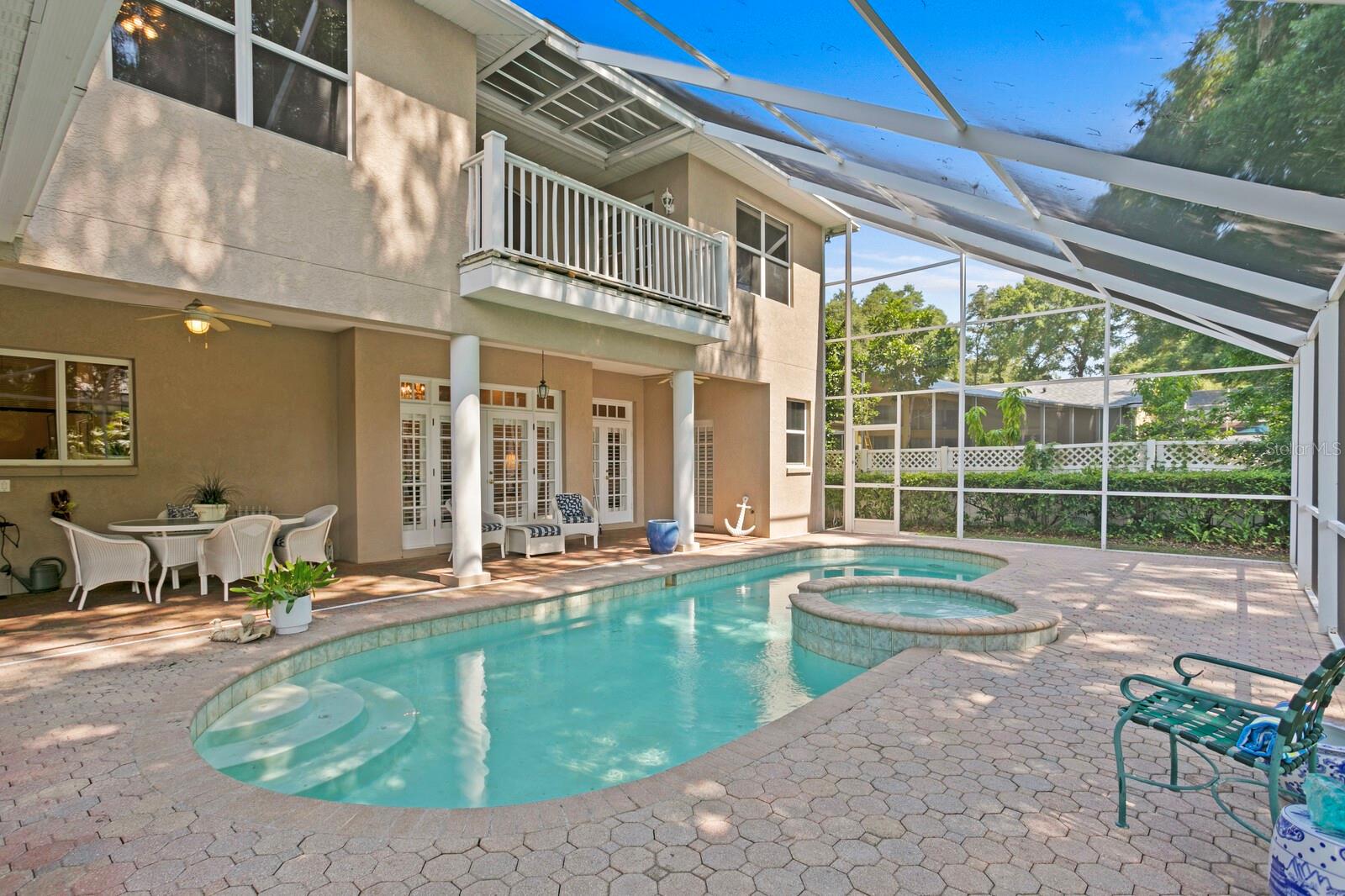 Pool and Spa, Covered Lanai